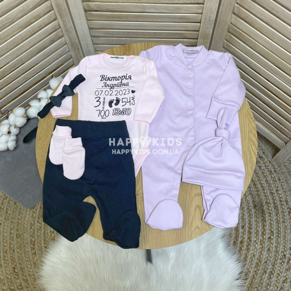 Набор одежды для новорожденной Папина крошка - фото