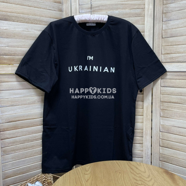 Женская футболка с патриотической надписью "Я українка"