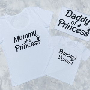 Набір сімейних футболок "Princess"