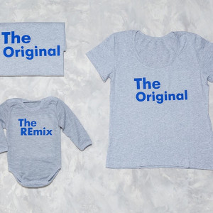 Набір сімейних футболок "Original/Remix"
