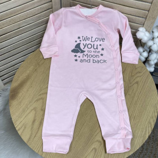 Чоловічок-сліп для новонароджених - I love you to the moon and back