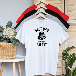 Футболка чоловіча для тата "Best dad in the Galaxy" Футболка чоловіча для тата "Best dad in the Galaxy"