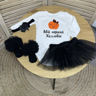 Боди с надписью "Мой первый Хэллоуин" Боди с надписью "Мой первый Хэллоуин"