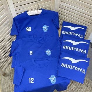 Хлопковая футболка для тренировок с номером игрока и эмблемой команды