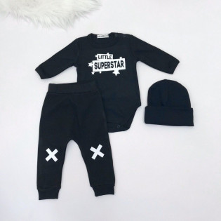 Боді дитячий з написом "Little Superstar"