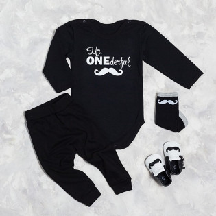Боди на первый день рождения "Mr.ONEderful"