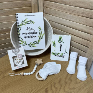 Подарочный набор для малыша baby book + карточки для фото